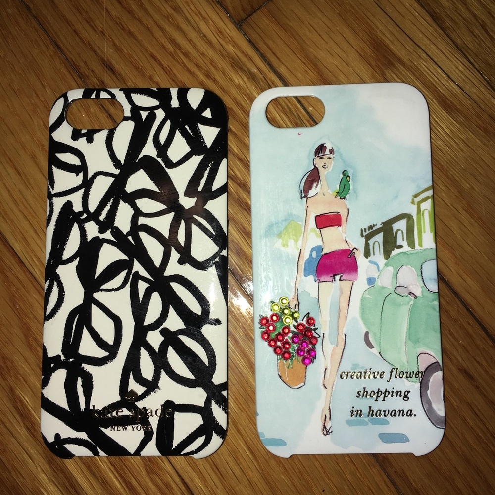 ♠️ *TWO* kate spade phone cases ♠️